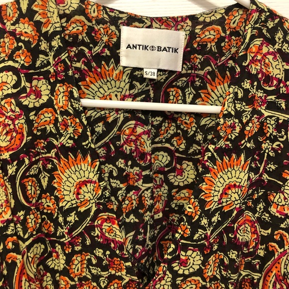 Antik Batik Long Sleeve Maxi Dress M - Picture 4 of 4